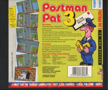 Postman Pat 3 - To the Rescue! box cover back